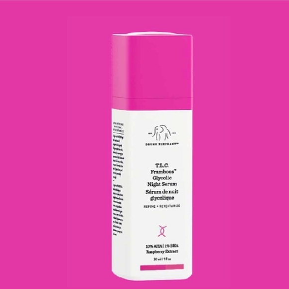 NIB✅Drunk Elephant - T.L.C. Framboos Glycolic Night Serum - Picture 5 of 7